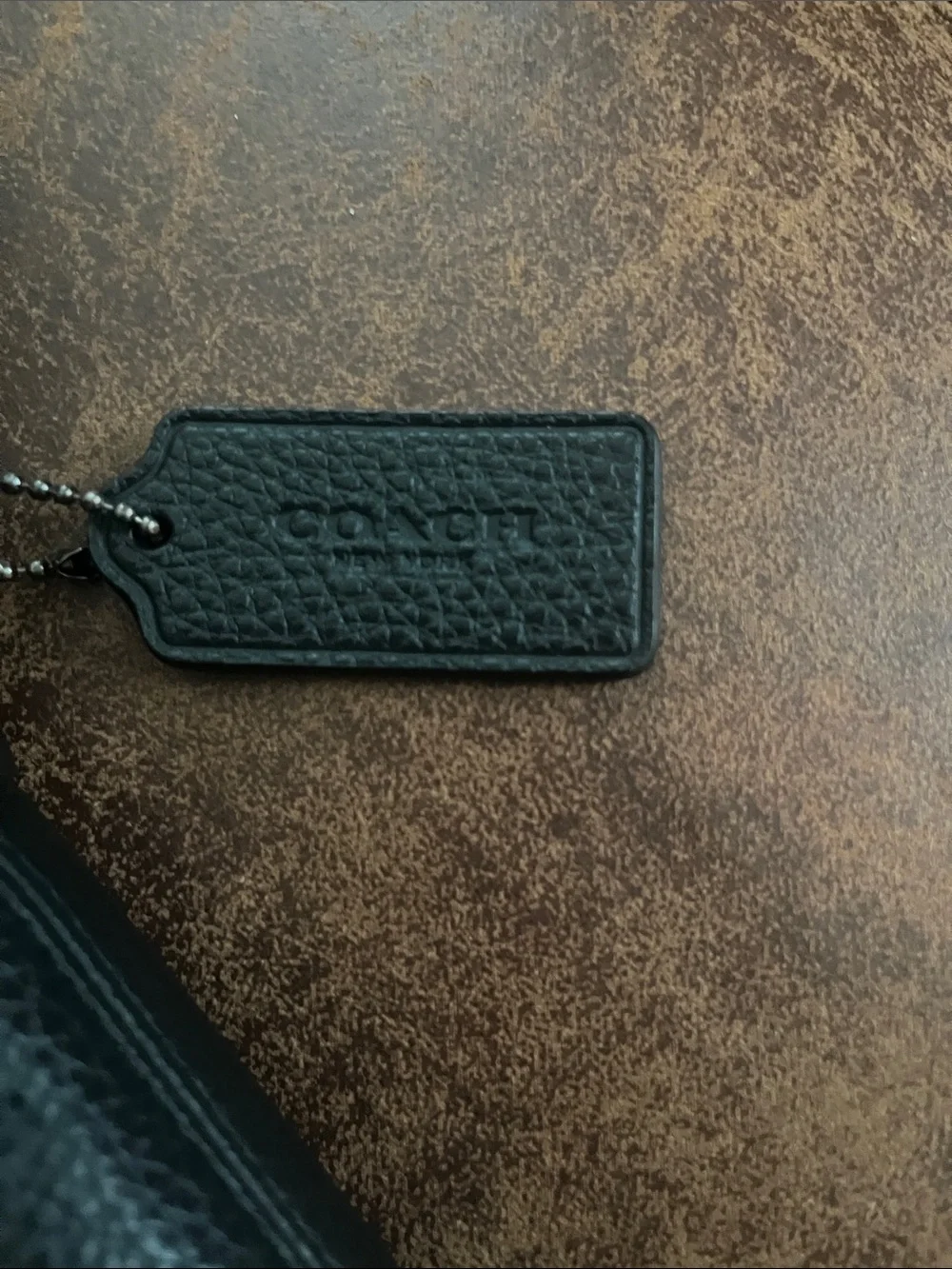 Coach Black Pebbled Leather Small Messenger Crossbody